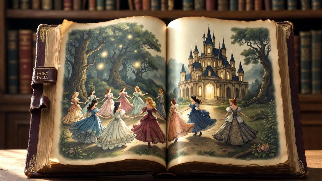 fairytale book open